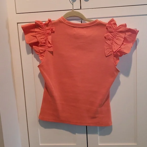 Anthroplogy Ruffled sleeve Top - Picture 5 of 9